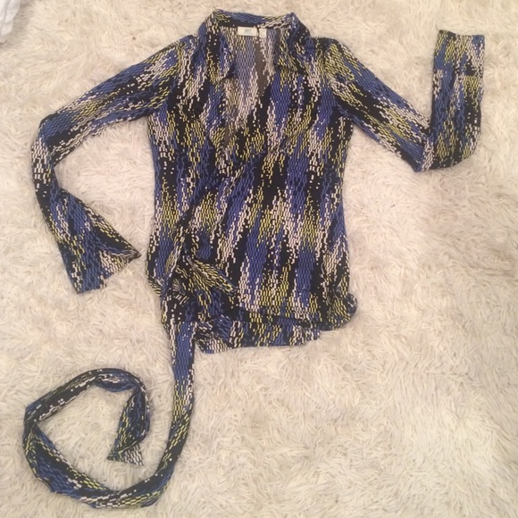 J-LO Wrap Front shirt
