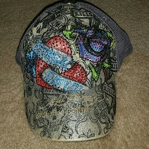 Reposh ed hardy snapback hat