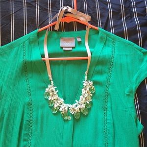 Ann Taylor Crystal Statement Necklace