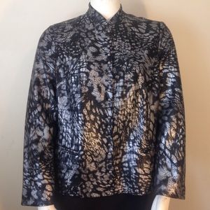 Chico's Snake Skin design Blazer