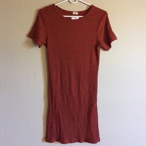 Ribbed T-Shirt Dress