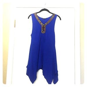 Cable & Gauge Beaded Sleeveless Tunic