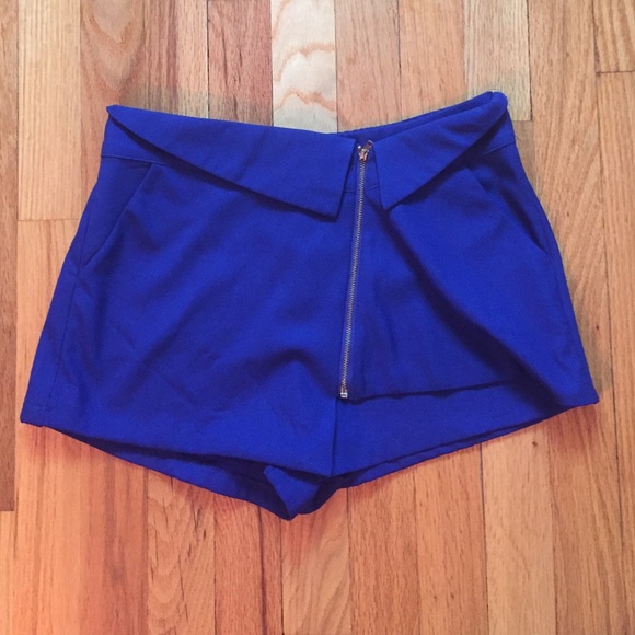 Blue skort from boutique