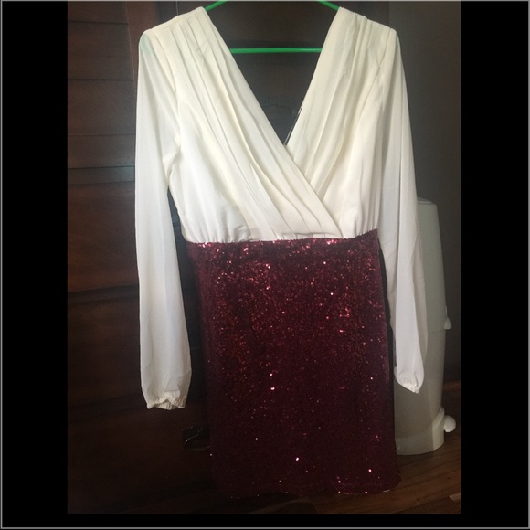 Beautiful Holiday Sequin Mini Dress