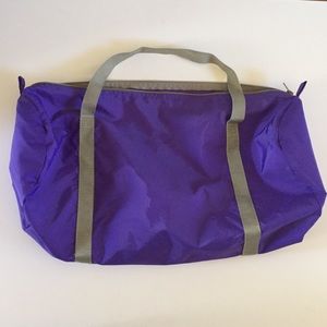 American Apparel Nylon Pack Cloth Gym Bag Purple