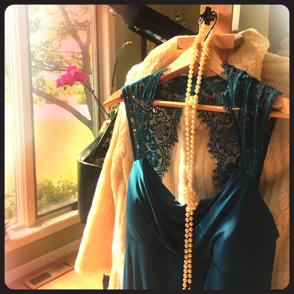 Beautiful teal party dress