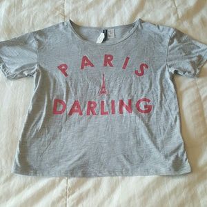 Cropped "Paris Darling" top size XS