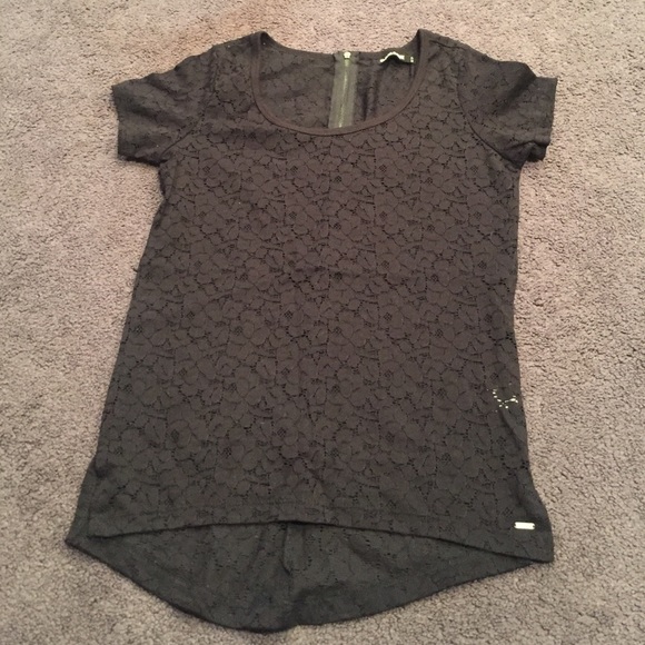Black lace top