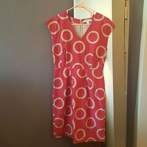 Banana Republic Pink Silk Blend Dress
