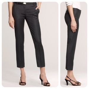 J. Crew size 4 city fit super 120s in pinstripe