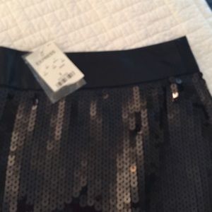 Express black skirt/sequins