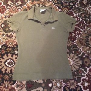 Olive green Lacoste Tshirt