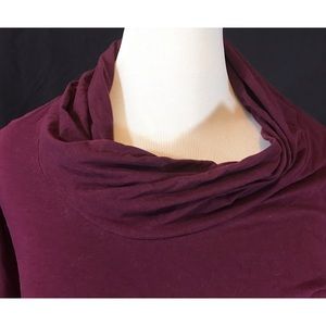 CAbi Tops - Cabi blouse ruched on one side semi cowl neck CAbi Tops - Cabi blouse ruched on one side semi cowl neck