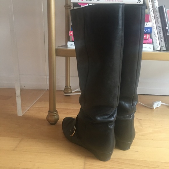 Loeffler Randall Shoes - Loeffler Randall Low Wedge Knee High Boots 7 Loeffler Randall Shoes - Loeffler Randall Low Wedge Knee High Boots 7