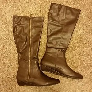 Dark Brown Riding Boots