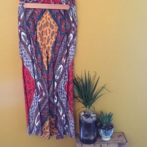 Bohemian palazzo pants