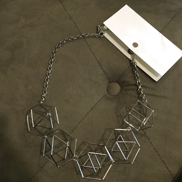 silver necklace