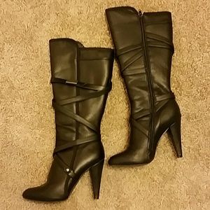 Strappy Heeled Boots