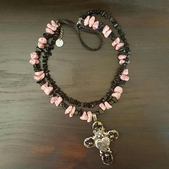 Sick and Fancy Chunky Cross Necklace - Picture 1 of 4