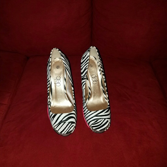 Open toe heels
