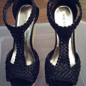 Nine West T-Strap Wedge Espadrilles