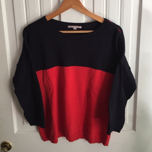GAP - Color Block Boat Neck Sweater