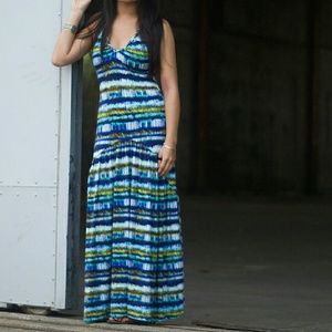Cynthia Rowley halter maxi dress