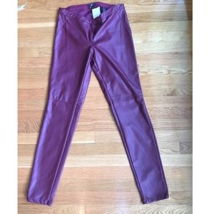 Burgundy pants