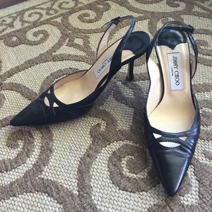 Jimmy Choo black slings