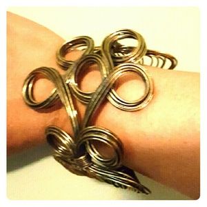 Bohemian style wire bracelet