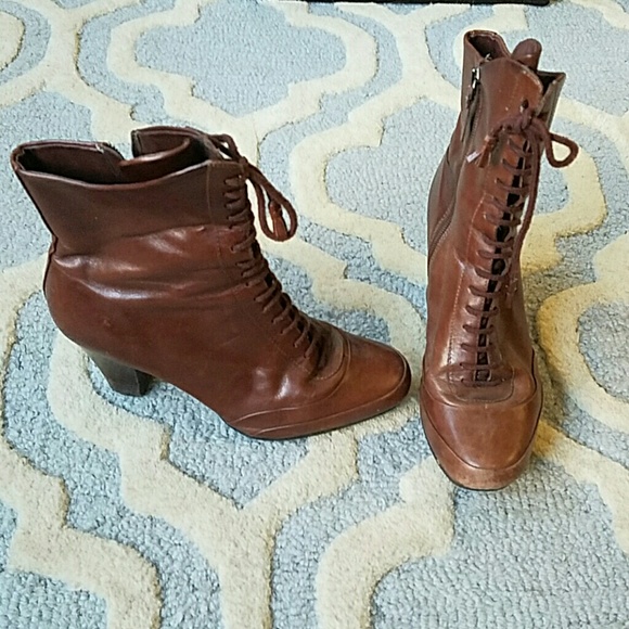 Aldo Lace Up Booties - Picture 1 of 3