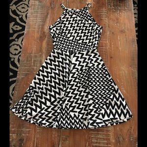 Halter top skater dress