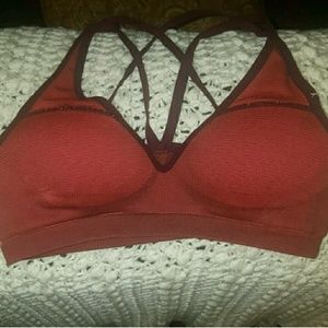 Pink Victoria Secret sports bra