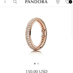 Sz5.5 Pandora "Inspiration Within" Rose Gold Ring