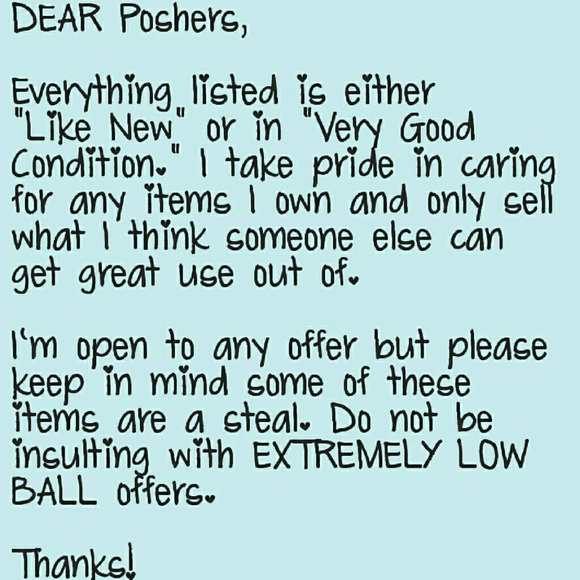 All offers considered but pls be reasonable