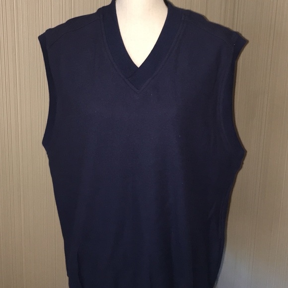 Mens NIKE Golf Navy Blue Cotton Vest M