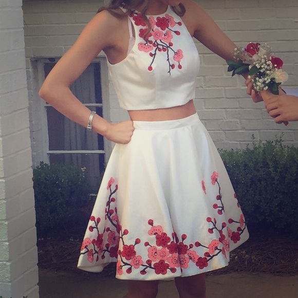 Two piece homecoming dress from prom girl