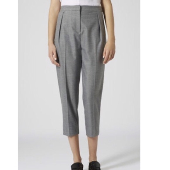 Topshop Herringbone Trousers