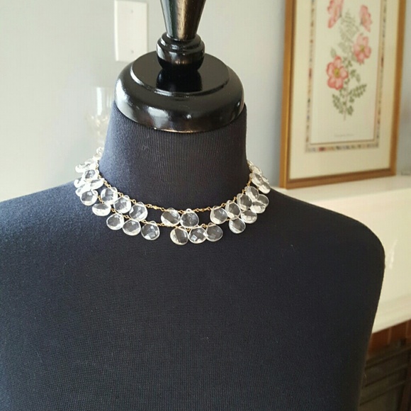 Crystal double-strand necklace