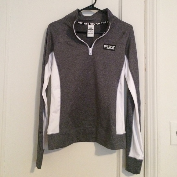 VS Pink Grey Ultimate Half-Zip.
