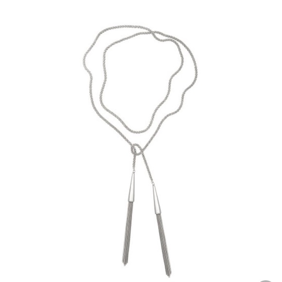 Silver Kendra Scott Phara Necklace