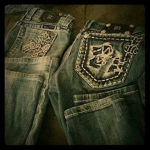 2 Pairs of miss me jeans