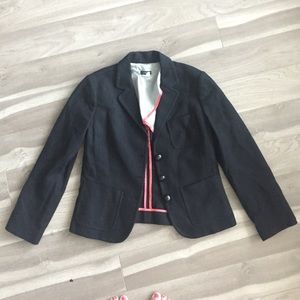 J. CREW WOOL BLACK BLAZER