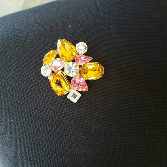 Rhinestone Brooch