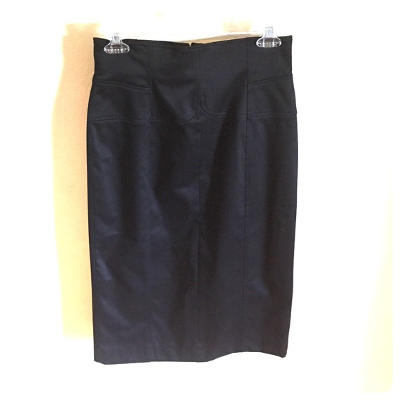 Black pencil skirt