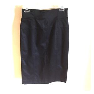 Black pencil skirt