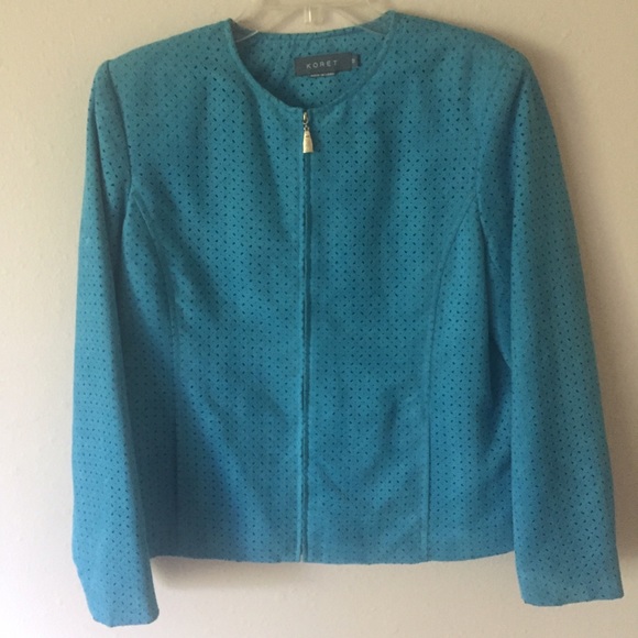 Teal Blue Koret Jacket