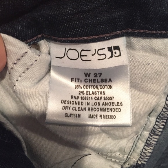 Joe's Jeans Dark Wash Skinny Jeans - Picture 4 of 4