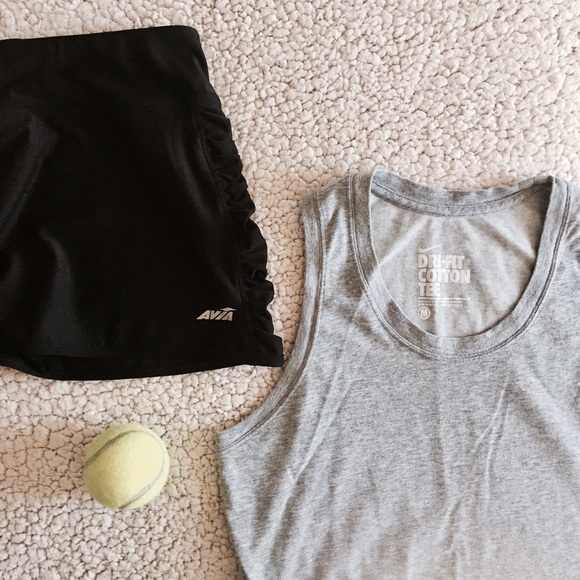 Avia Dresses & Skirts - • Black Tennis Skirt •