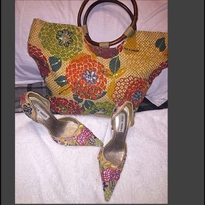 Steve Madden Pumps with matching bag